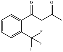 1-(2-TRIFLUOROMETHYL-PHENYL)-BUTANE-1,3-DIONE Struktur