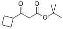 BETA-OXO-CYCLOBUTANEPROPANOIC ACID 1,1-DIMETHYLETHYL ESTER 化学構造式