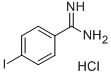 4-IODO-BENZAMIDINE HYDROCHLORIDE, 134322-01-3, 结构式