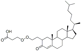 7-(3-oxocholest-4-en-2-yl)-5-oxa-4-oxoheptanoic acid Struktur