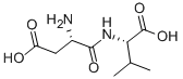 N-L-α-アスパルチル-L-バリン 化学構造式