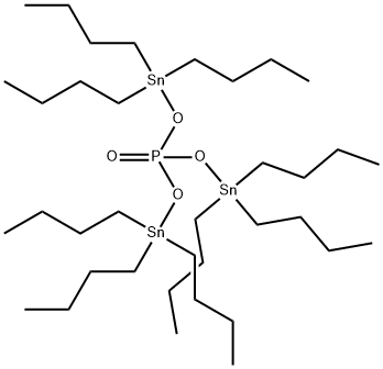 5,5,9,9-tetrabutyl-7-[(tributylstannyl)oxy]-6,8-dioxa-7-phospha-5,9-distannatridecane 7-oxide Structure