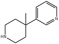 3-(4-Methyl-4-piperidinyl)pyridine 结构式