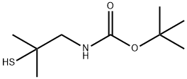 Carbamic acid, (2-mercapto-2-methylpropyl)-, 1,1-dimethylethyl ester (9CI) Structure
