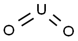 Uranium(IV) oxide,1344-57-6,结构式