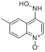 6-METHYL-4-HYDROXYLAMINOQUINOLINE1-OXIDE Structure