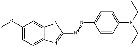 N,N-diethyl-4-[(6-methoxy-2-benzothiazolyl )azo]-Benzenamine|N,N-二乙基-4-[(6-甲氧基-2-苯并噻唑基)偶氮]苯胺