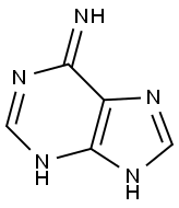 6H-Purin-6-imine, 3,9-dihydro-, (Z)- (9CI) Struktur