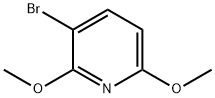 3-ブロモ-2,6-ジメトキシピリジン 化学構造式