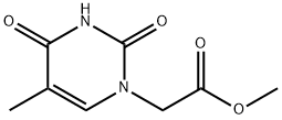 methyl (5-methyl-2,4-dioxo-3,4-dihydro-2H-pyrimidin-1-yl)ethanoate,134456-94-3,结构式