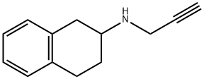2-NAPHTHALENAMINE, 1,2,3,4-TETRAHYDRO-N-2-PROPYNYL-, HYDROCHLORIDE 结构式