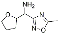 (5-METHYL-1,2,4-OXADIAZOL-3-YL)-TETRAHYDROFURAN-2-YL-METHANAMINE Structure