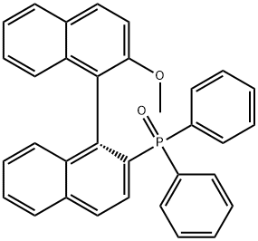 (R)-(+)-2-DIPHENYLPHOSPHINO-2'-METHOXY-1,1'-BINAPHTHYL Structure