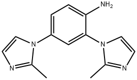 2,4-BIS-(2-METHYL-IMIDAZOL-1-YL)-PHENYLAMINE Structure