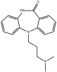 5-[3-(Dimethylamino)propyl]-5,10-dihydro-11H-dibenzo[b,e][1,4]diazepin-11-one Struktur