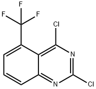 2,4-Dichloro-5-(trifluoromethyl)quinazoline Structure