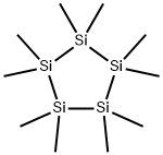 1,1,2,2,3,3,4,4,5,5-十甲基-环五硅烷,13452-92-1,结构式