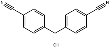 Bis(4-cyanophenyl)methanol Struktur