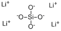 正硅酸锂,13453-84-4,结构式
