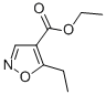 ETHYL-5-ETHYL-ISOXAZOLE-4-CARBOXYLATE 化学構造式