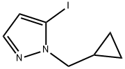2-(Cyclopropylmethyl)-3-iodopyrazole Structure