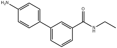 3-(4-Aminophenyl)-N-ethylbenzamide,1345471-45-5,结构式
