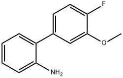 2-(4-氟-3-甲氧基苯基)苯胺,1345471-47-7,结构式