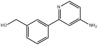 [3-(4-Aminopyridin-2-yl)phenyl]methanol,1345472-23-2,结构式
