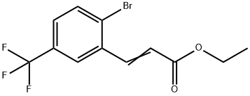 Ethyl (2E)-3-[2-bromo-5-(trifluoromethyl)phenyl]prop-2-enoate