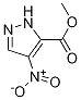 4-Nitro-2H-pyrazole-3-carboxylic acid Methyl ester 结构式