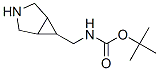 Carbamic acid, (3-azabicyclo[3.1.0]hex-6-ylmethyl)-, 1,1-dimethylethyl ester, Struktur