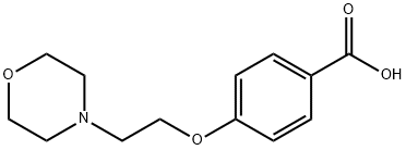 4-(2-MORPHOLIN-4-YL-ETHOXY)-BENZOIC ACID 化学構造式
