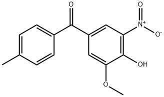 3-METHOXY-4-HYDROXY-5-NITROBENZYL,4'-METHYLBENZYL KETONE Struktur