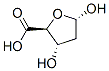 beta-D-erythro-Pentofuranuronic acid, 2-deoxy- (9CI) Struktur