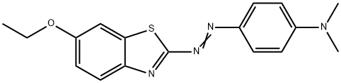 2-[p-(Dimethylamino)phenylazo]-6-ethoxybenzothiazole,13462-96-9,结构式