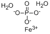 正磷酸铁二水物,13463-10-0,结构式