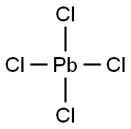 Lead(IV) chloride, 13463-30-4, 结构式