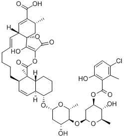 O-demethylchlorothricin 结构式
