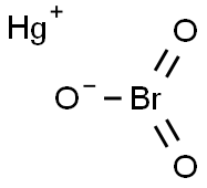 臭素酸水銀(I) 化学構造式