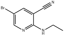 5-溴-2-(乙氨基)烟腈,1346541-88-5,结构式