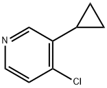 4-氯-3-环丙基吡啶,1346544-23-7,结构式