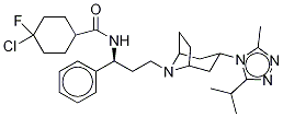 4-Chloro Maraviroc-d6 化学構造式