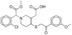 RAC-クロピドグレル-MP ENDO誘導体 化学構造式