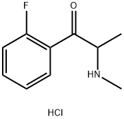 2-Fluoroephedrone Hydrochloride 结构式