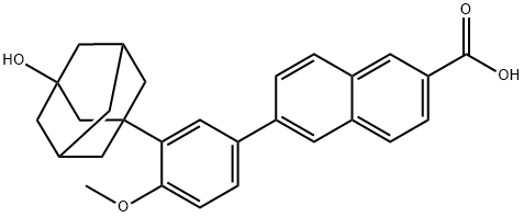 羟基阿达帕林,1346599-76-5,结构式