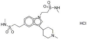 N'-(2-METHYLSULFAMOYLETHYL) NARATRIPTAN HYDROCHLORIDE 结构式