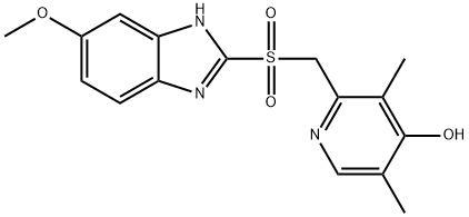 4-Hydroxy OMeprazole Sulfone Structure