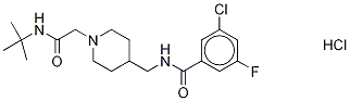 N-((1-(2-(tert-ButylaMino)-2-oxoethyl)piperidin-4-yl)Methyl)-3-chloro-5-fluorobenzaMide-d9 Hydrochloride Salt|N-((1-(2-(tert-ButylaMino)-2-oxoethyl)piperidin-4-yl)Methyl)-3-chloro-5-fluorobenzaMide-d9 Hydrochloride Salt