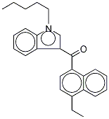 1-(Pentyl-d11)-3-(4-ethyl-naphthoyl)indole
JWH 210-d11 Structure