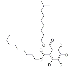 邻苯二甲酸二异癸酯-D4,1346604-79-2,结构式